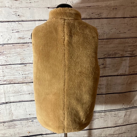 J. Crew Brown Teddy Plush Fleece Excursion Vest - Picture 10 of 13
